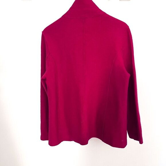 Eileen Fisher Boilded100% merino wool Cardigan Jacket Size Medium - Picture 6 of 14
